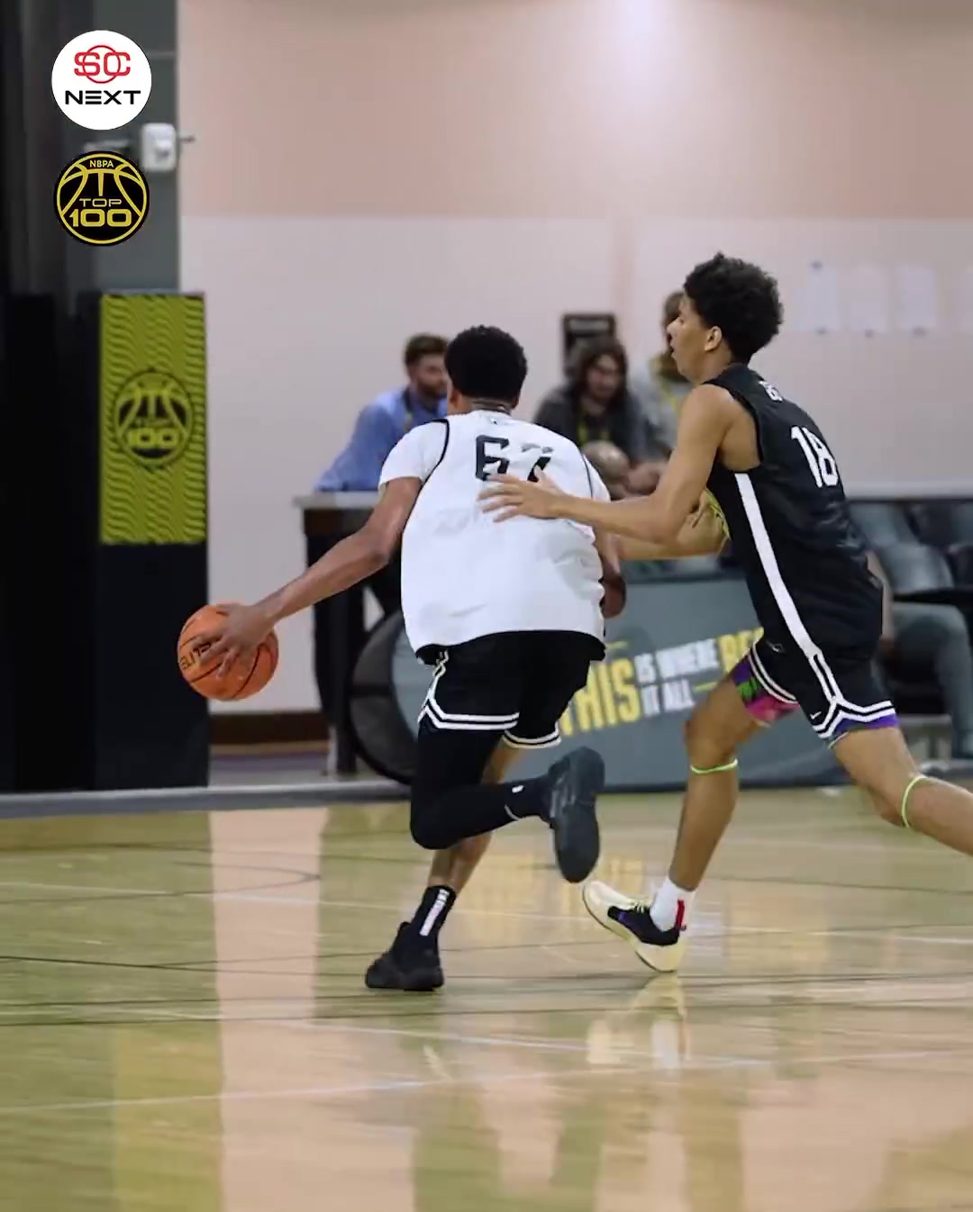 天赋如何?大梦奥拉朱旺之子&全美四星高中生Aziz两场比赛轰49分